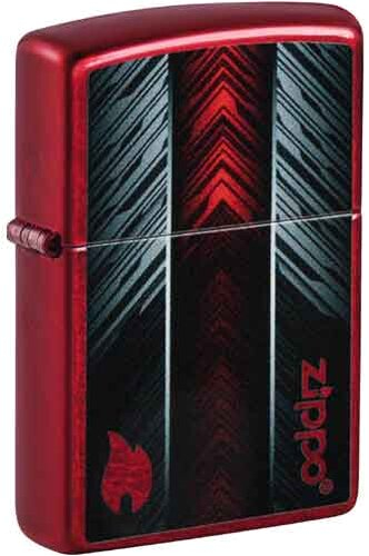 Zippo Feuerzeug Candy Apple rot color Red+Gray Design Zippo Feuerzeug Candy Apple rot color Red+Gray Design