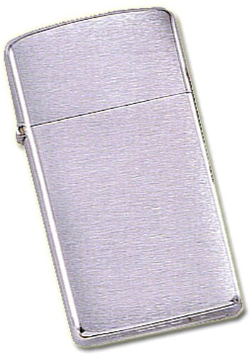 Zippo-Feuerzeug Chrom gebürstet Slim Zippo-Feuerzeug Chrom gebürstet Slim