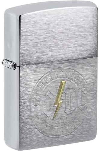 Zippo Feuerzeug chrom gebürstet TT AC/DC