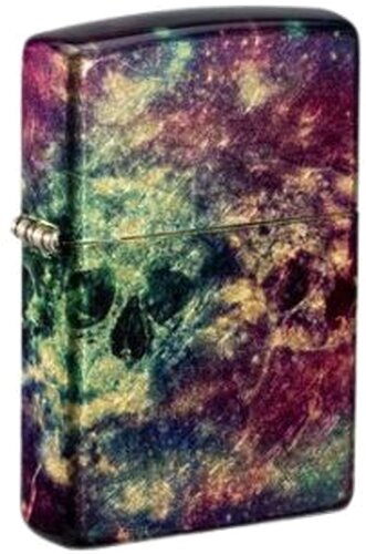 Zippo Feuerzeug color 540 Galaxy Skull