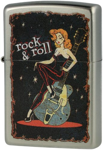 Zippo Feuerzeug Cool Chick satiniert Zippo Feuerzeug Cool Chick satiniert