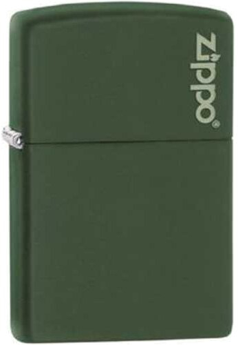 Zippo Feuerzeug Dark Green Matte Zippo Logo