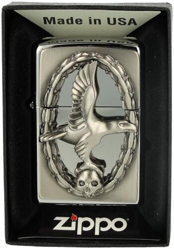 Zippo Feuerzeug Eagle in Mirror Limited 2004132 Chrom poliert Zippo Feuerzeug Eagle in Mirror Limited 2004132 Chrom poliert