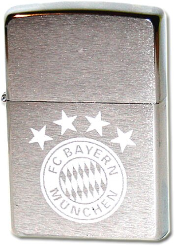 Zippo Feuerzeug FC Bayern Chrom Zippo Feuerzeug FC Bayern Chrom