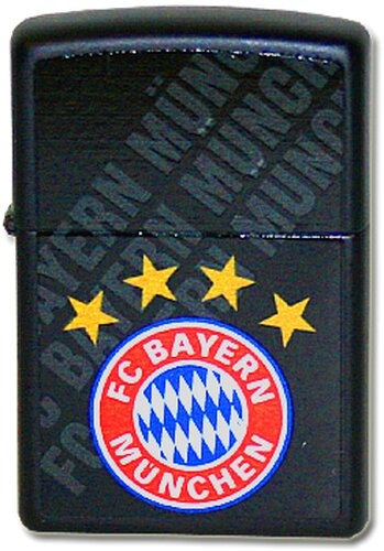 Zippo Feuerzeug FC Bayern Schwarz Zippo Feuerzeug FC Bayern Schwarz