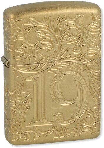 Zippo Feuerzeug Filigree Armor Trumbled Brass