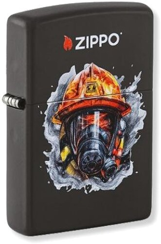 Zippo Feuerzeug Firefighter schwarz matt Zippo Feuerzeug Firefighter schwarz matt