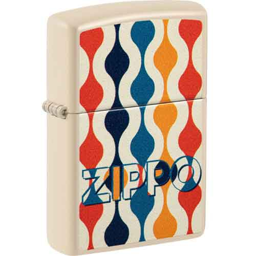 Zippo Feuerzeug Flat Sand color Retro Design Zippo Feuerzeug Flat Sand color Retro Design