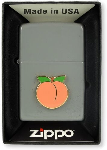 Zippo Feuerzeug Foodie Peach Royal Blue Matte