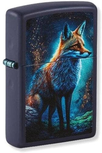 Zippo Feuerzeug Fox Navy Blue matt Zippo Feuerzeug Fox Navy Blue matt