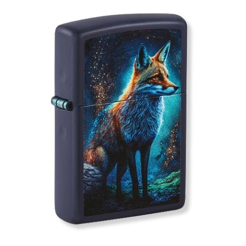 Zippo Feuerzeug Fox Navy Blue matt 60007253 Zippo Feuerzeug Fox Navy Blue matt 60007253