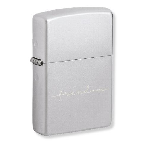 Zippo Feuerzeug Freedom satiniert 60007251 Zippo Feuerzeug Freedom satiniert 60007251