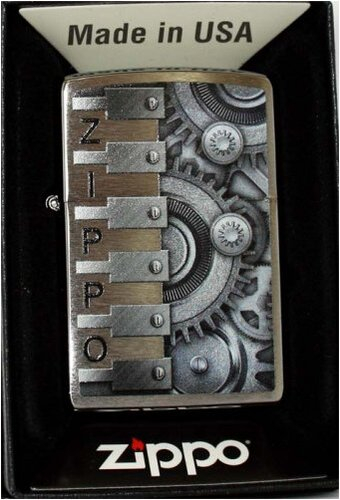 Zippo Feuerzeug Gears Design