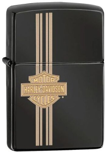 Zippo Feuerzeug Harley-Davidson Chrom/Gold