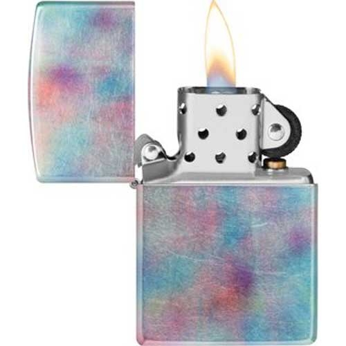 Zippo Feuerzeug Holographic Tumbled chrom Fusion Zippo Feuerzeug Holographic Tumbled chrom Fusion