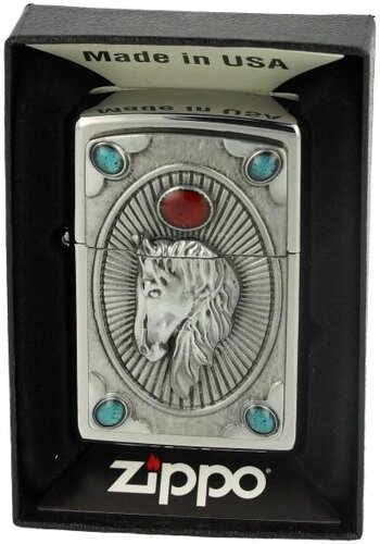 Zippo Feuerzeug Horse Head 2004730 Zippo Feuerzeug Horse Head 2004730