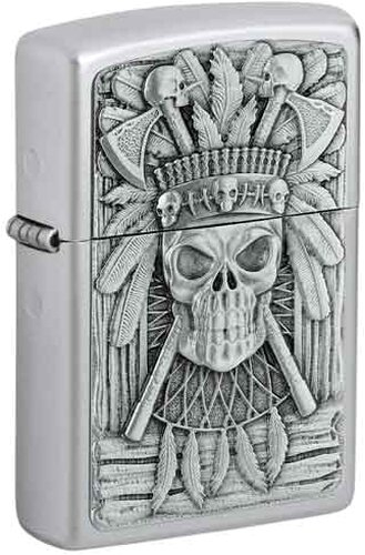 Zippo Feuerzeug Indian Skull Zippo Feuerzeug Indian Skull