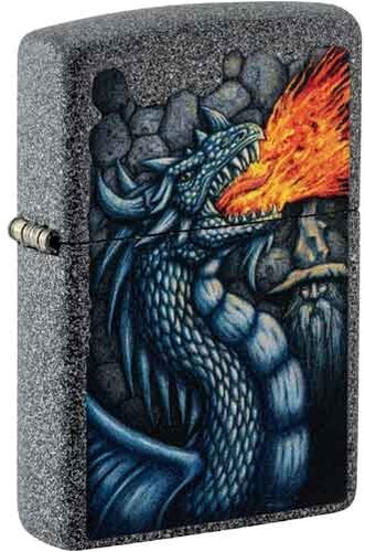 Zippo Feuerzeug Iron Stone color Firey Dragon Design Zippo Feuerzeug Iron Stone color Firey Dragon Design
