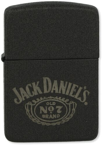 Zippo Feuerzeug Jack Daniels 1941 Replica Black Crackle