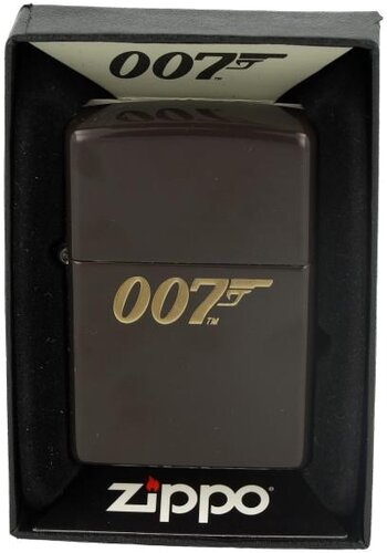 Zippo Feuerzeug James Bond braun matt