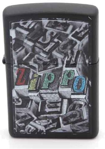 Zippo Feuerzeug Letterpress