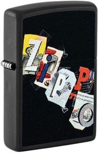 Zippo Feuerzeug Letters Design 