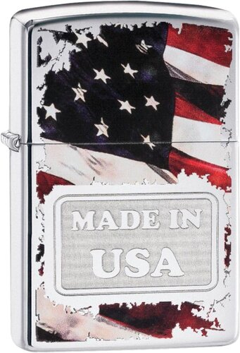 Zippo Feuerzeug Made in America Chrom Zippo Feuerzeug Made in America Chrom