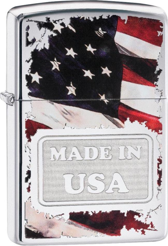 Zippo Feuerzeug Made in America Chrom Zippo Feuerzeug Made in America Chrom