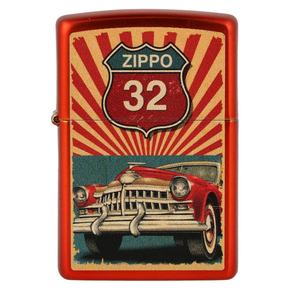 Zippo Feuerzeug metallic Garage rot Zippo Feuerzeug metallic Garage rot
