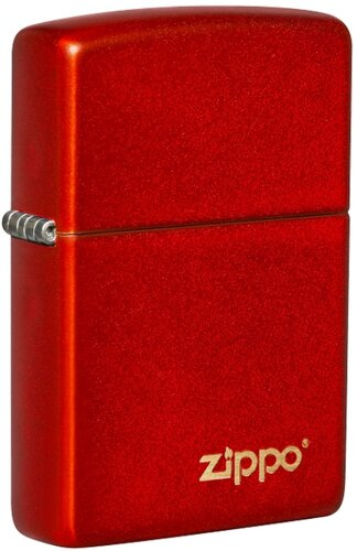 Zippo Feuerzeug Metallic Red with Zippo Logo