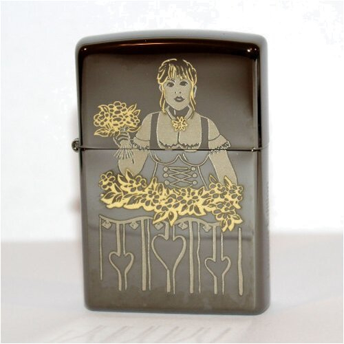 ZIPPO Feuerzeug Mountain Domina Ebony gelasert 