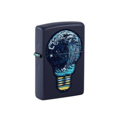 Zippo Feuerzeug Navyblau color Toxid Waves/Bulb Zippo Feuerzeug Navyblau color Toxid Waves/Bulb