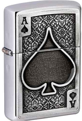 Zippo Feuerzeug Plakette Ace of Spades Zippo Feuerzeug Plakette Ace of Spades