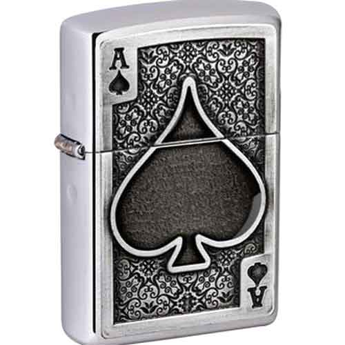 Zippo Feuerzeug Plakette Ace of Spades Zippo Feuerzeug Plakette Ace of Spades