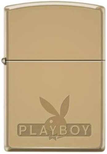 Zippo Feuerzeug Playboy Messing Poliert
