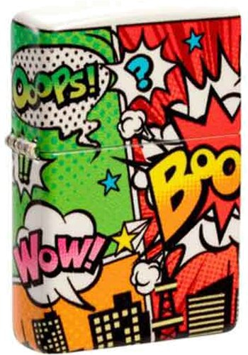 Zippo Feuerzeug Pop Art City Zippo Feuerzeug Pop Art City