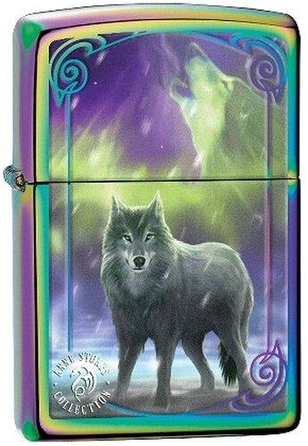 Zippo Feuerzeug Rainbow Anne Stokes Wolf Zippo Feuerzeug Rainbow Anne Stokes Wolf