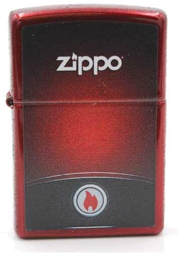 Zippo Feuerzeug Red & Black Zippo Design
