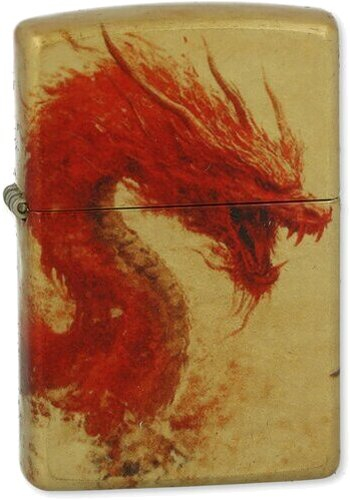 Zippo Samurai Feuerzeug Design - Windfestes Benzinfeuerzeug