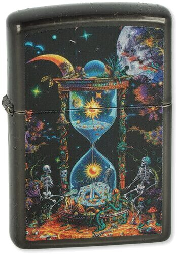 Zippo Feuerzeug Sand of Time Design Grey