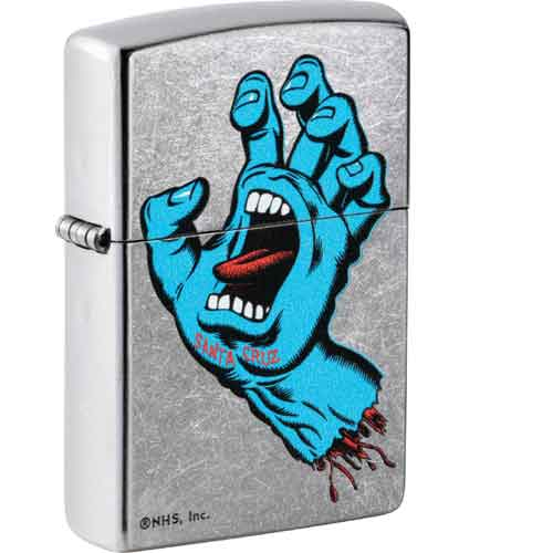 Zippo Feuerzeug Santa Cruz Hand Zippo Feuerzeug Santa Cruz Hand