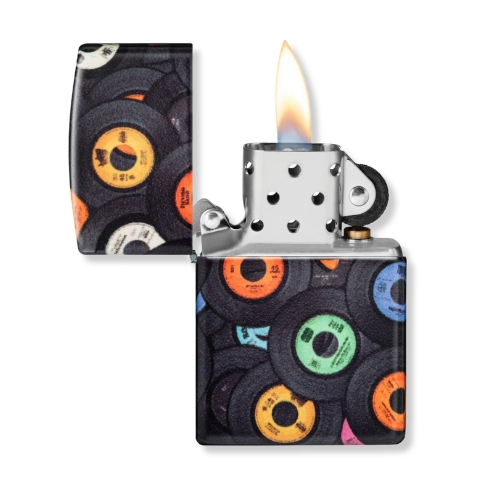 Zippo Feuerzeug schwarz color 540 Records Zippo Feuerzeug schwarz color 540 Records