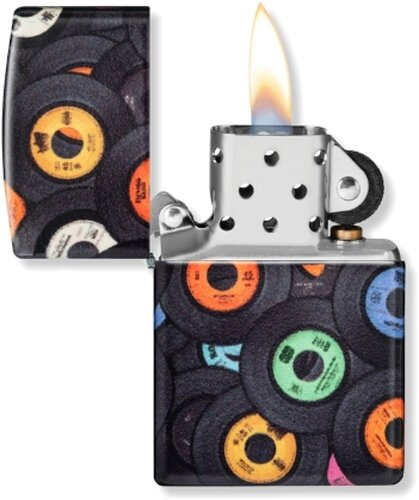 Zippo Feuerzeug schwarz color 540 Records