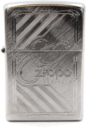 Zippo Feuerzeug Silber mit Muster