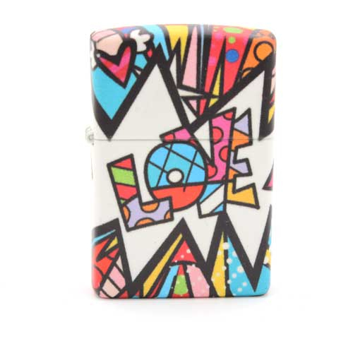 Zippo Feuerzeug Sonderedition Britto Pow Love Zippo Feuerzeug Sonderedition Britto Pow Love