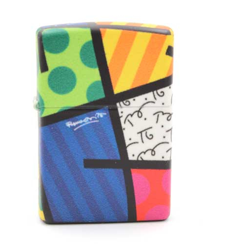 Zippo Feuerzeug Sonderedition Britto Quatro Design Zippo Feuerzeug Sonderedition Britto Quatro Design