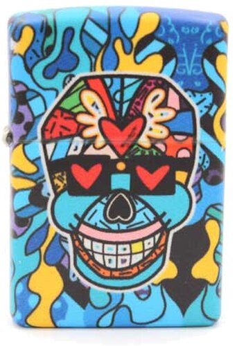 Zippo Feuerzeug Sonderedition Britto Skull 2