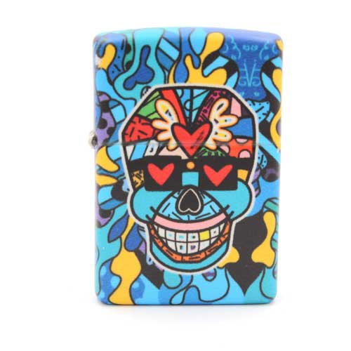 Zippo Feuerzeug Sonderedition Britto Skull 2 Zippo Feuerzeug Sonderedition Britto Skull 2