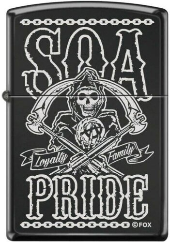 Zippo Feuerzeug Sons of Anarchy Pride Chrom Zippo Feuerzeug Sons of Anarchy Pride Chrom