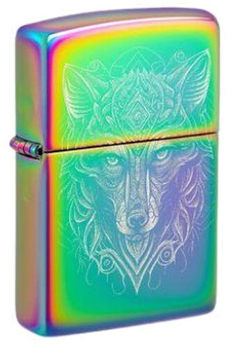 Zippo Feuerzeug Spectrum Photo Image Wolf Zippo Feuerzeug Spectrum Photo Image Wolf